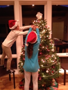 Kids decorating
